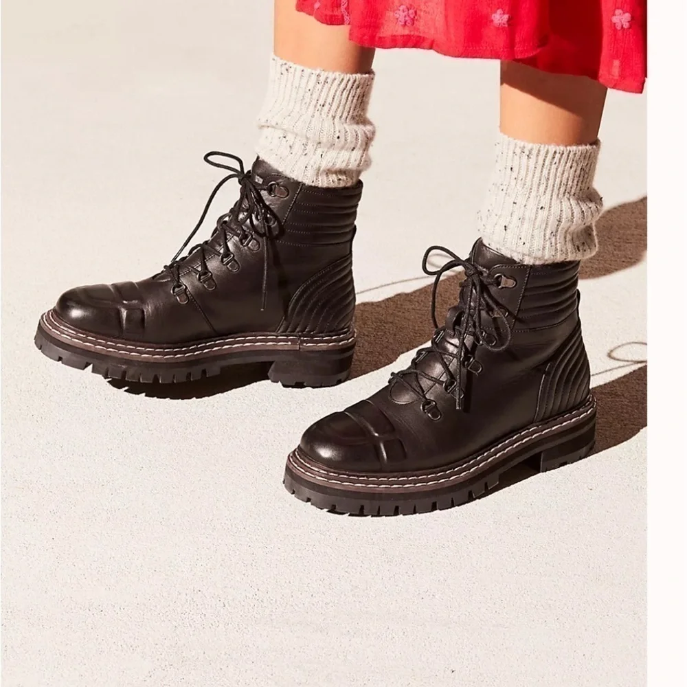 Free People Carter Lace Up Boot SZ 41